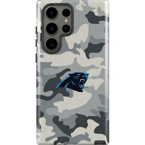 NFL Carolina Panthers Camo Galaxy S23 Ultra Pro Case