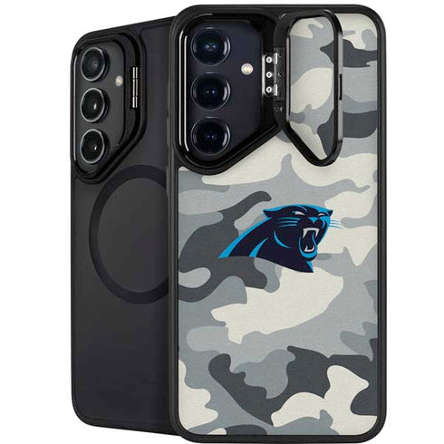 NFL Carolina Panthers Camo Galaxy S24 Kickstand Case