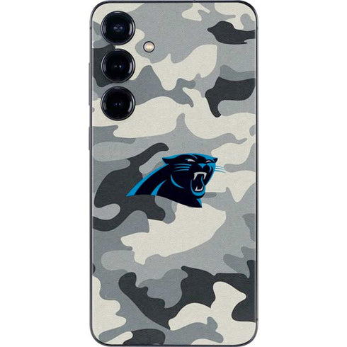 NFL Carolina Panthers Camo Galaxy S25 Plus Skin