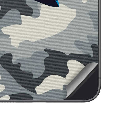 NFL Carolina Panthers Camo Galaxy S25 Plus Skin