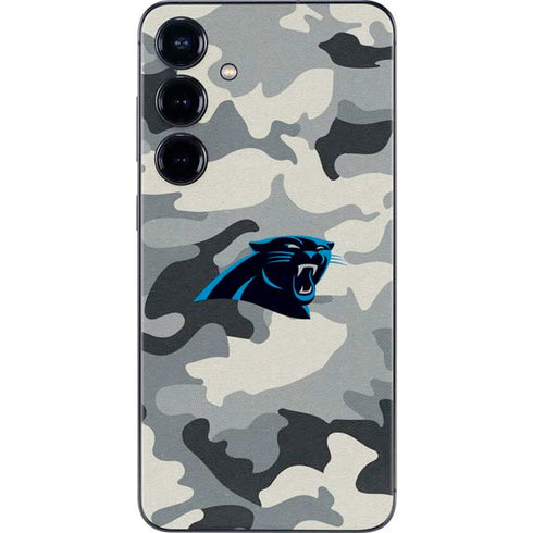 NFL Carolina Panthers Camo Galaxy S25 Skin