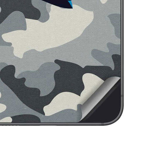 NFL Carolina Panthers Camo Galaxy S24 Skin