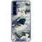 NFL Carolina Panthers Camo Galaxy S25 Clear Case