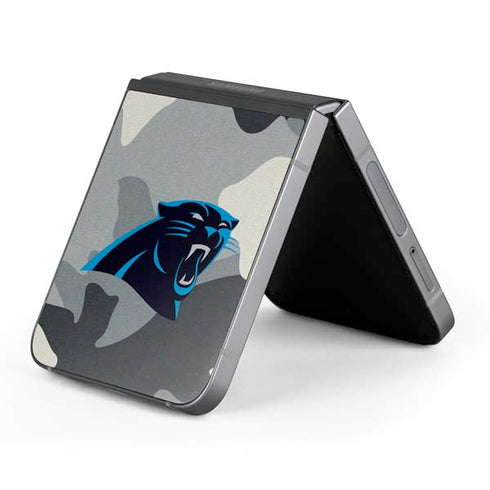 NFL Carolina Panthers Camo Galaxy Z Flip6 Skin