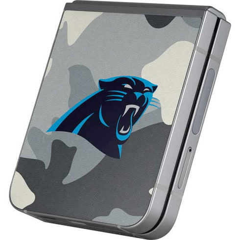 NFL Carolina Panthers Camo Galaxy Z Flip6 Skin
