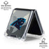 NFL Carolina Panthers Camo Galaxy Z Flip6 Clear Case