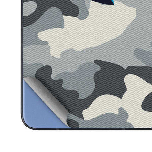 NFL Carolina Panthers Camo Galaxy Z Fold5 5G Skin