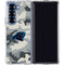 NFL Carolina Panthers Camo Galaxy Z Fold6 Clear Case