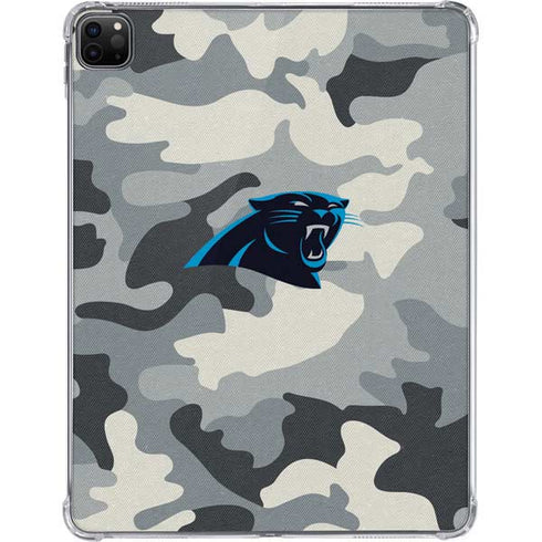 NFL Carolina Panthers Camo iPad Pro 11in (2024) Clear Case