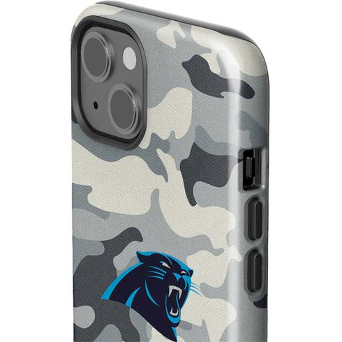 NFL Carolina Panthers Camo iPhone 15 Impact Case