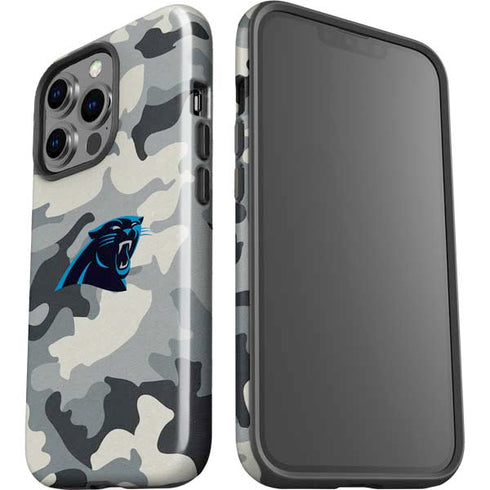 NFL Carolina Panthers Camo iPhone 15 Pro Impact Case