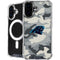 NFL Carolina Panthers Camo iPhone 16 MagSafe Case