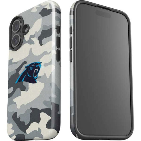 NFL Carolina Panthers Camo iPhone 16 Plus Impact Case