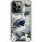 NFL Carolina Panthers Camo iPhone 16 Pro Clear Case