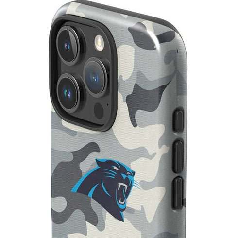NFL Carolina Panthers Camo iPhone 16 Pro Impact Case