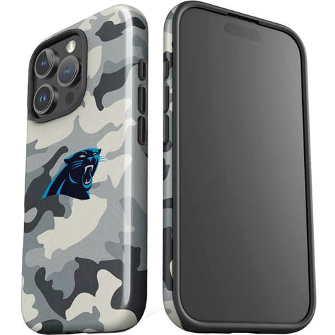 NFL Carolina Panthers Camo iPhone 16 Pro Impact Case