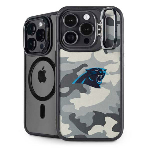 NFL Carolina Panthers Camo iPhone 16 Pro Kickstand Case