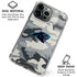 NFL Carolina Panthers Camo iPhone 16 Pro Max Clear Case