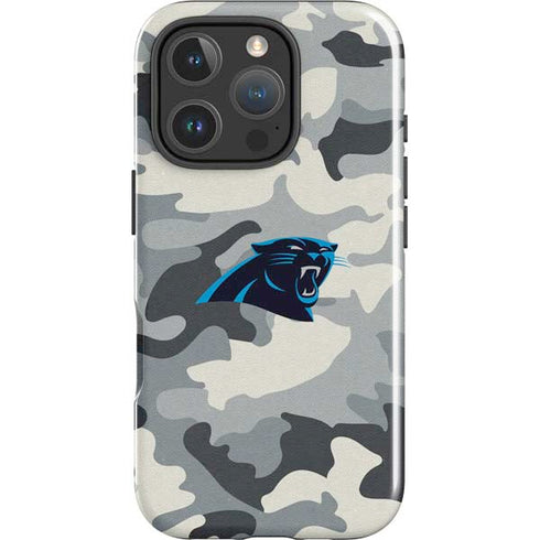 NFL Carolina Panthers Camo iPhone 16 Pro Max Impact Case