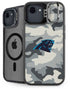 NFL Carolina Panthers Camo iPhone 16e Kickstand Case