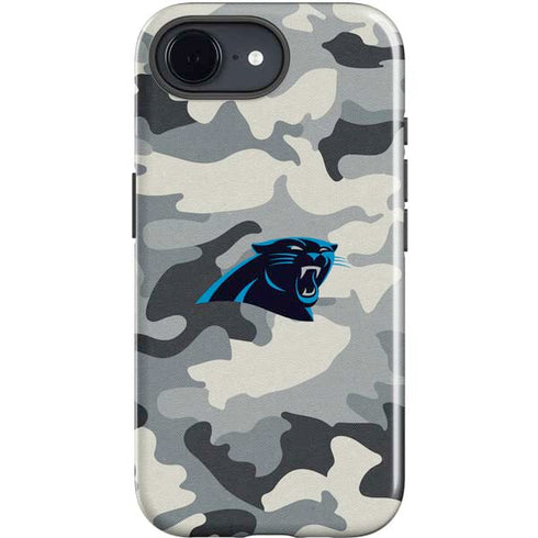 NFL Carolina Panthers Camo iPhone 16e Impact Case