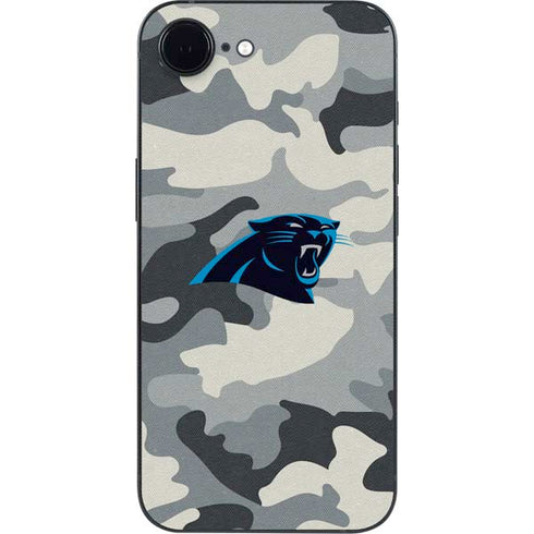 NFL Carolina Panthers Camo iPhone 16e Skin