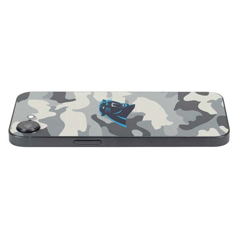 NFL Carolina Panthers Camo iPhone 16e Skin