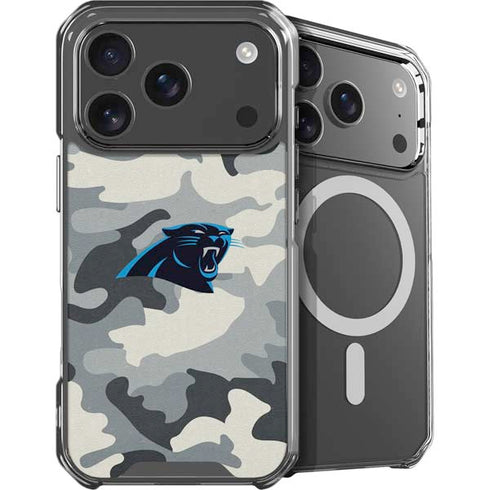 NFL Carolina Panthers Camo iPhone 18 Pro MagSafe Case
