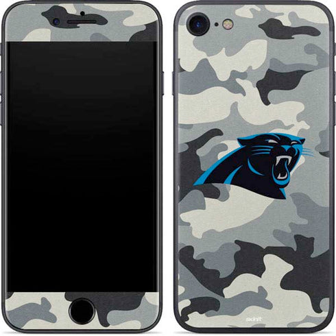 NFL Carolina Panthers Camo iPhone 8 Skin