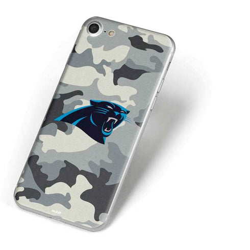NFL Carolina Panthers Camo iPhone 8 Skin
