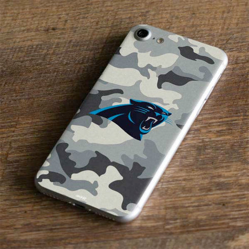 NFL Carolina Panthers Camo iPhone 8 Skin