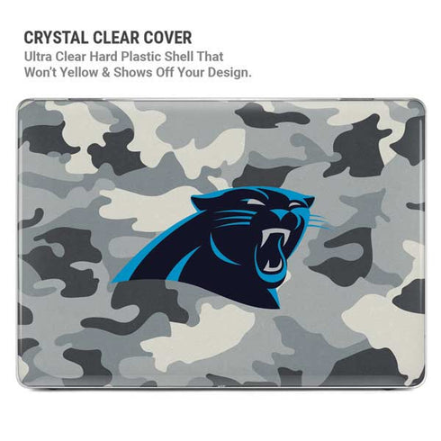 NFL Carolina Panthers Camo MacBook Pro 14in (2021-24) Case plus Skin