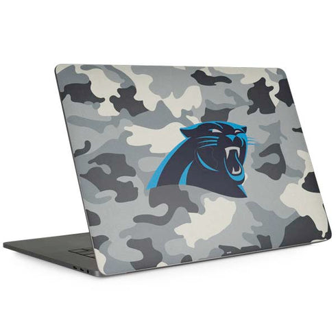 NFL Carolina Panthers Camo MacBook Skins