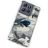 NFL Carolina Panthers Camo Moto G 5G (2025) Clear Case