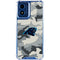 NFL Carolina Panthers Camo Moto G 5G (2024) Clear Case