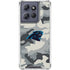 NFL Carolina Panthers Camo Moto G Stylus 5G (2025) Clear Case