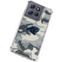NFL Carolina Panthers Camo Moto G Stylus 5G (2025) Clear Case