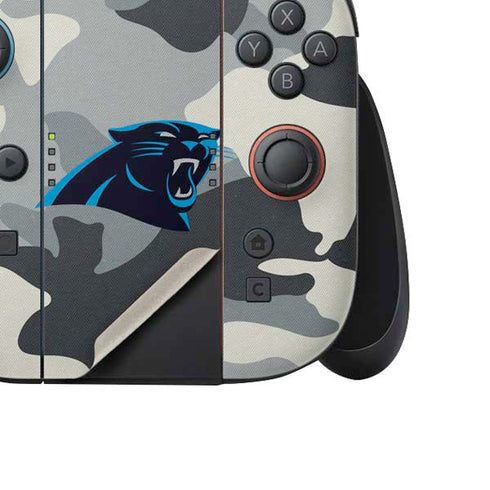 NFL Carolina Panthers Camo Nintendo Switch 2 (2025) Joy-Con Controller Skin
