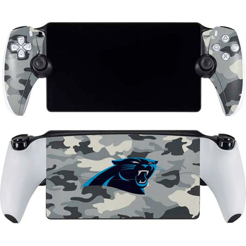 NFL Carolina Panthers Camo PlayStation PS5 Skins