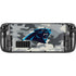 NFL Carolina Panthers Camo Steam Deck Handheld Gaming Computer Skin