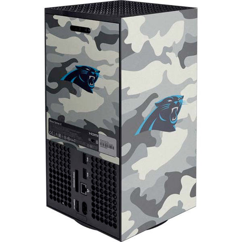 NFL Carolina Panthers Camo XBox Series X Digital Edition Console Skin