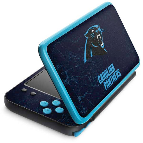 NFL Carolina Panthers Distressed Nintendo Skins
