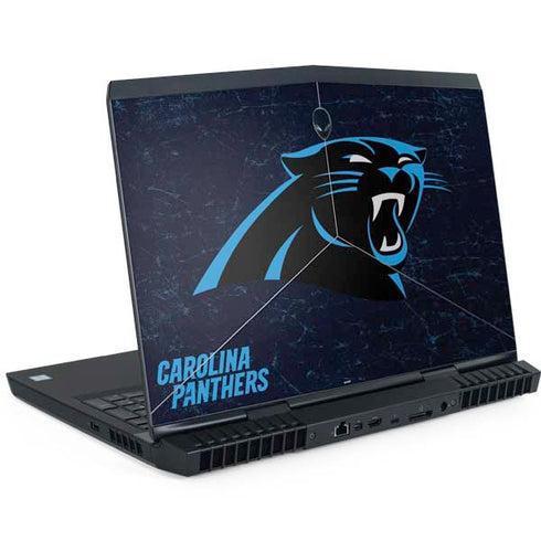 NFL Carolina Panthers Distressed Dell Alienware Skin