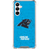 NFL Carolina Panthers Distressed Alternate Galaxy A16 5G Clear Case