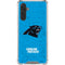 NFL Carolina Panthers Distressed Alternate Galaxy A17 Clear Case