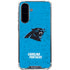 NFL Carolina Panthers Distressed Alternate Galaxy A36 5G Clear Case