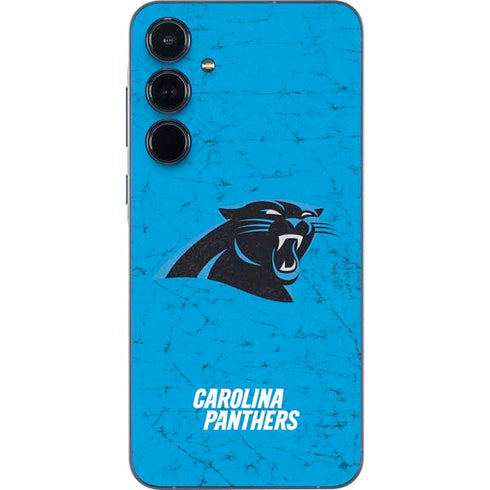NFL Carolina Panthers Distressed Alternate Galaxy A36 5G Skin