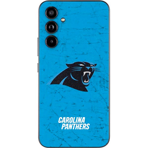 NFL Carolina Panthers Distressed Alternate Galaxy A54 5G Skin