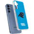 NFL Carolina Panthers Distressed Alternate Galaxy A55 5G Clear Case