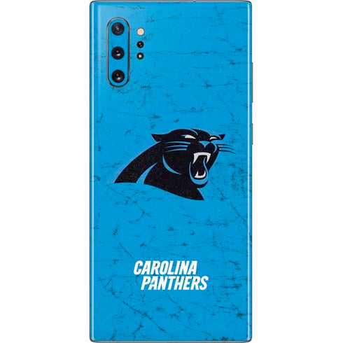 NFL Carolina Panthers Distressed Alternate Galaxy Note 10 Plus Skin